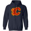 Calgary Flames Ice hockey Unisex Pullover Hoodie - Image 4