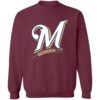 Milwaukee Brewers Baseball  Crewneck Pullover Sweatshirt - Image 2