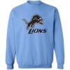 Detroit Lions  football Crewneck Pullover Sweatshirt - Image 8