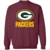 Green Bay Packers  football Crewneck Pullover Sweatshirt - Image 2