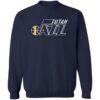 Utah Jazz Basketball  Crewneck Pullover Sweatshirt - Image 3
