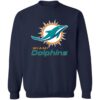 Miami Dolphins football  Crewneck Pullover Sweatshirt - Image 3