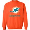 Miami Dolphins football  Crewneck Pullover Sweatshirt - Image 9