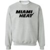 Miami Heat Basketball  Crewneck Pullover Sweatshirt - Image 2