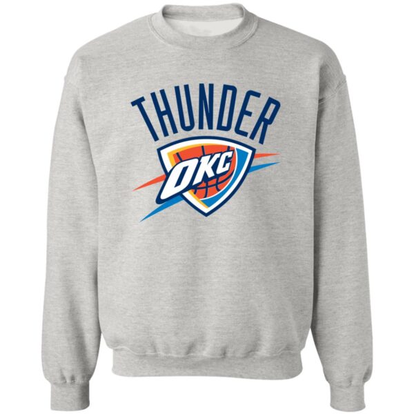 Oklahoma City Thunder Basketball   Crewneck Pullover Sweatshirt