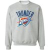 Oklahoma City Thunder Basketball   Crewneck Pullover Sweatshirt - Image 2