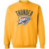 Oklahoma City Thunder Basketball   Crewneck Pullover Sweatshirt - Image 4