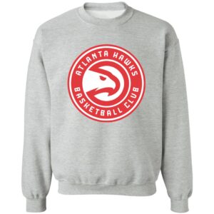 Atlanta Hawks Basketball  Crewneck Pullover Sweatshirt