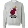 Miami Heat Basketball  Crewneck Pullover Sweatshirt - Image 2